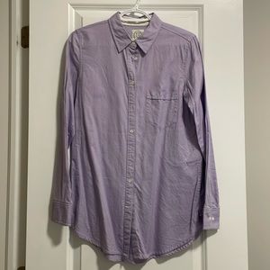 TALULA Boyfriend Fit Purple Shirt
